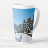Tasse Latte Hiver à St. Moritz (Angle droit)