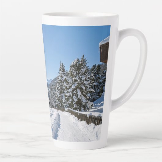 Tasse Latte Hiver à St. Moritz (Droite)
