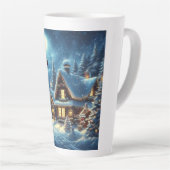 Tasse Latte Hiver/Père Noël/Noël/Neige (Angle droit)