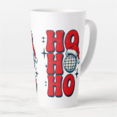 Tasse Latte Ho ho ho joyeux noël (Angle droit)