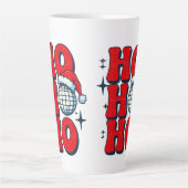 Tasse Latte Ho ho ho joyeux noël (Devant)