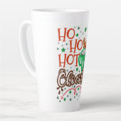 Tasse Latte HO HO HOT Chocolate – Sweet & Festive Holiday Fun (Angle gauche)