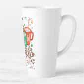 Tasse Latte HO HO HOT Chocolate – Sweet & Festive Holiday Fun (Droite)