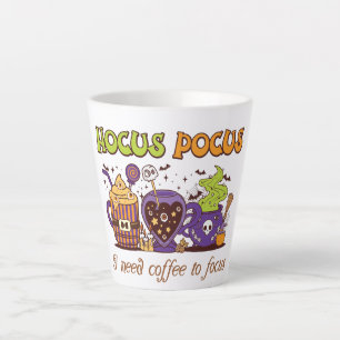 Tasse Latte Hocus Pocus - J'Ai Besoin De Café Pour Me Concentr