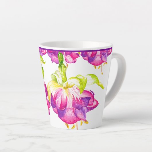 Tasse Latte Holi sur une petite tôle (Angle droit)