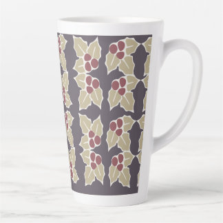Tasse Latte Holly Motif