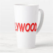 Tasse Latte "#HOLLYWOOD" Belle Conception. Commandez dès maint (Angle droit)