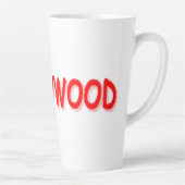 Tasse Latte "#HOLLYWOOD" Belle Conception. Commandez dès maint (Droite)