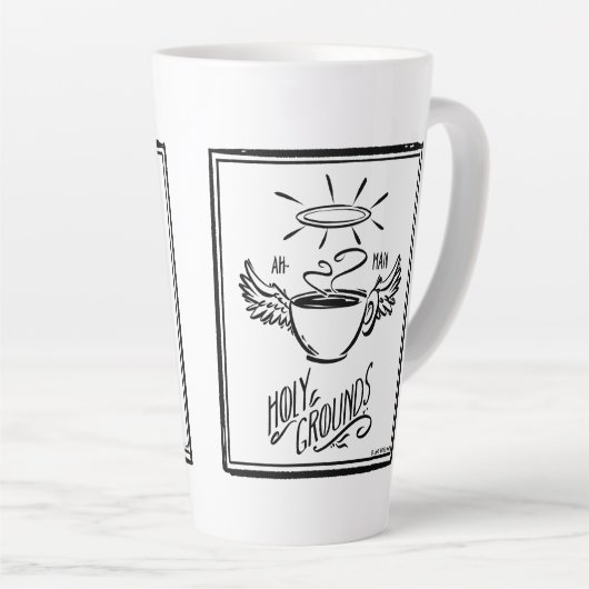 TASSE LATTE HOLY GROUNDS COFFEE (Angle droit)