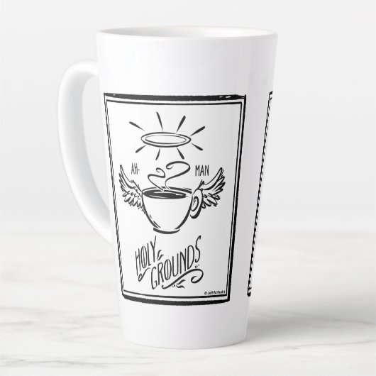 TASSE LATTE HOLY GROUNDS COFFEE (Angle gauche)