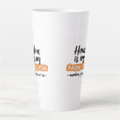 Tasse Latte Home Is My Happy Club - An Introvert's Design (Devant)