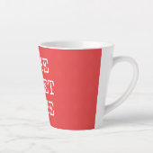 Tasse Latte Home sweet home design minimal (Droite)