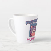Tasse Latte Homme pathétique - Drôle conception de chat (Angle gauche)