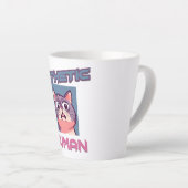 Tasse Latte Homme pathétique - Drôle conception de chat (Angle droit)