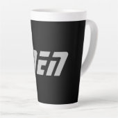 Tasse Latte Hommes Texte Imprimé Super et Cool Durabilité du n (Angle droit)