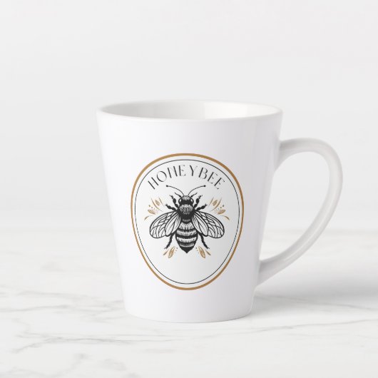 Tasse Latte Honey Bee (Droite)
