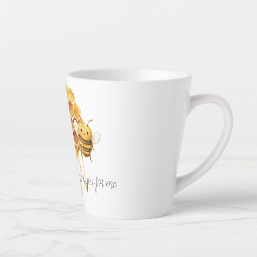 Tasse Latte Honey to a Bee (Droite)
