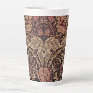 Tasse Latte Honeysuckie par William Morris, Garden Flowers Art