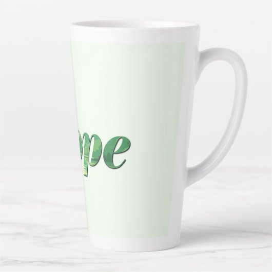 Tasse Latte Hope. (Droite)