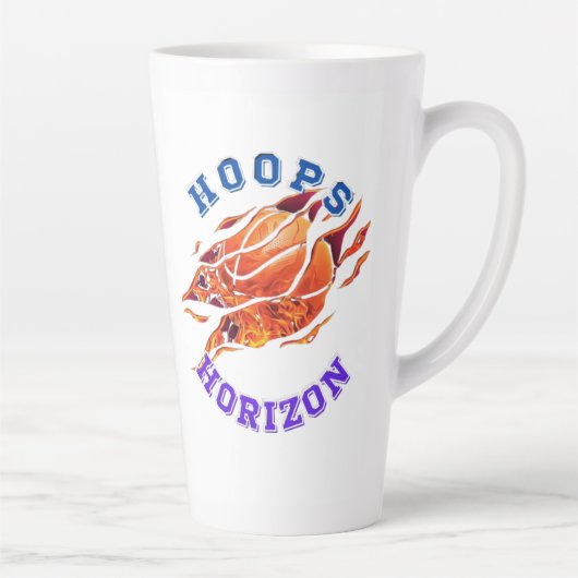 Tasse Latte Horizon Hoops (Droite)