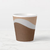 Tasse Latte Horizons d'argile (Devant)