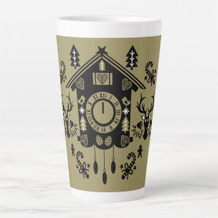 Tasse Latte Horloge allemande Noël