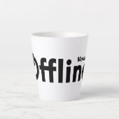 Tasse Latte Hors ligne (Devant)