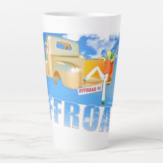 Tasse Latte Hors route - 03 (Devant)