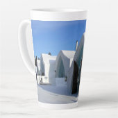Tasse Latte Hôtel de Glace, Québec, Canada (Angle gauche)