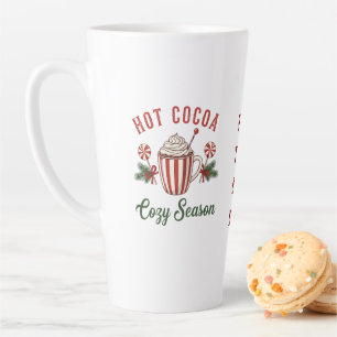 Tasse Latte Housse personnalisée pour chocolat chaud rétro de 