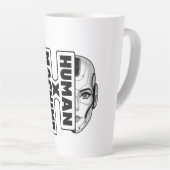 Tasse Latte HUMAN x MACHINE (Angle droit)