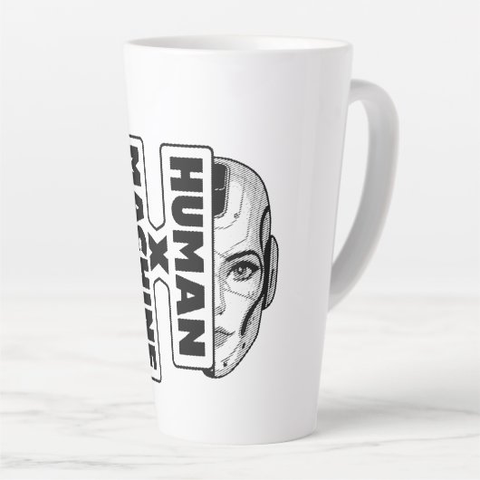 Tasse Latte HUMAN x MACHINE (Angle droit)