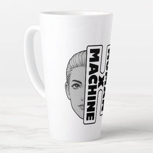 Tasse Latte HUMAN x MACHINE (Angle gauche)
