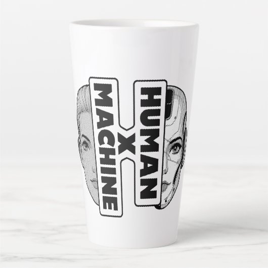 Tasse Latte HUMAN x MACHINE (Devant)