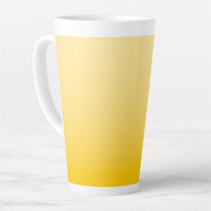 Tasse Latte HUMEUR DE PRINTEMPS – Jaune pastel profond à cla