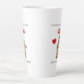 Tasse Latte Humour Citation de café Gnome Funny Valentines Jou (Devant)