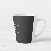Tasse Latte Humour de programmeur drôle de débogage (Droite)