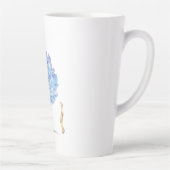 Tasse Latte Hydrangea Bloom – Vintage Botanical Flower  (Droite)