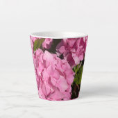 Tasse Latte Hydrangea rose (Devant)