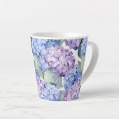 Tasse Latte Hydrangée (Angle droit)