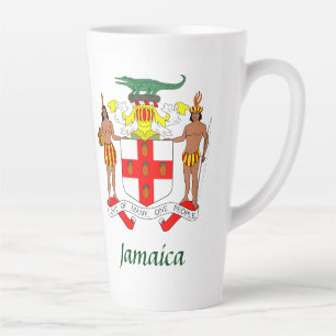 Tasse Latte Hymne jamaïcain de la fête historique