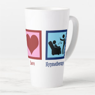 Tasse Latte Hypnothérapeute Peace Love Hypnothérapie