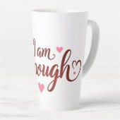 Tasse Latte I am Kassez - Self-Love Valentines Cadeau (Angle droit)