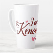 Tasse Latte I am Kassez - Self-Love Valentines Cadeau (Angle gauche)