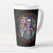 Tasse Latte I Hate Everyone Coffee Helps Coffee Lover Gifts (Angle droit)