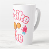 Tasse Latte I Like Cake (Angle droit)