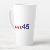 Tasse Latte I Love 45 (Angle gauche)