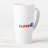 Tasse Latte I Love 45 (Angle droit)