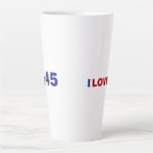 Tasse Latte I Love 45 (Devant)