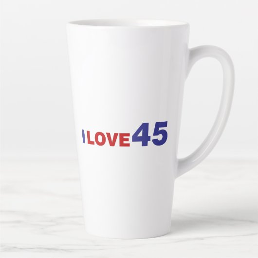 Tasse Latte I Love 45 (Droite)